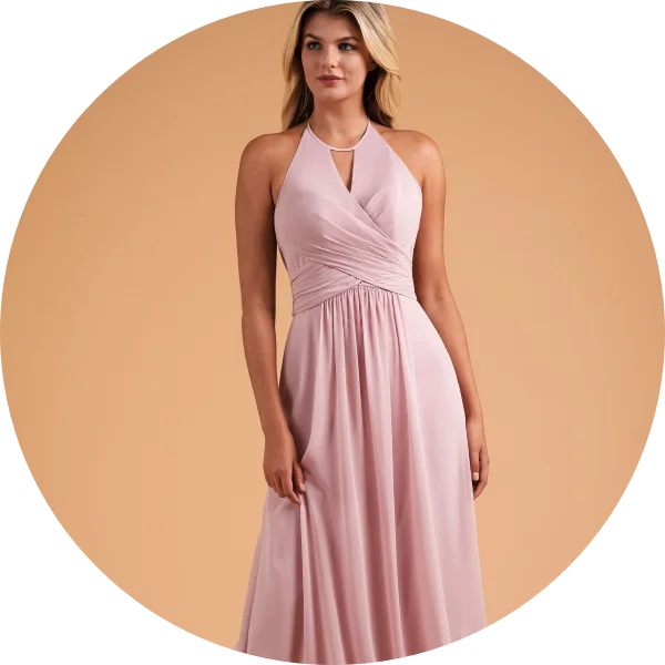 A-Line Chiffon Bridesmaid Dress