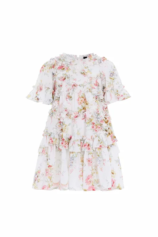 Enchanted Garden Alice Crepe Kids Dress