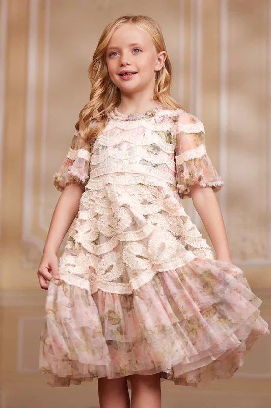 Rose Powder Ingrid Kids Dress