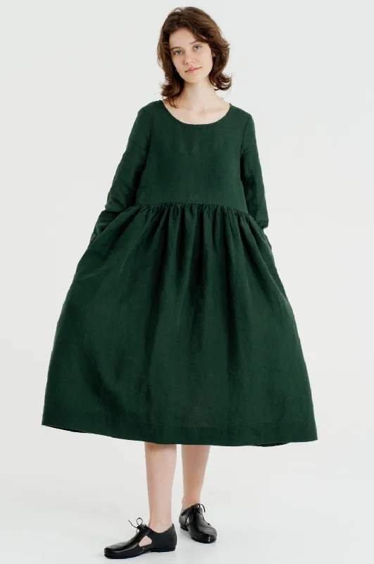 Smock Dress, Long Sleeve