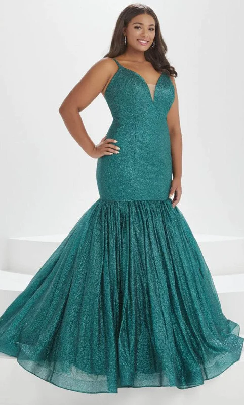 Tiffany Designs by Christina Wu 16047 - Glittered Mermaid Evening Gown